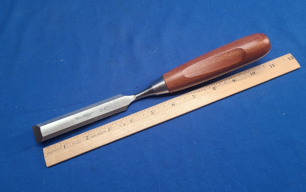 Wood River 3/4" Bent Paring Chisel Excellent CLEAN Sharp