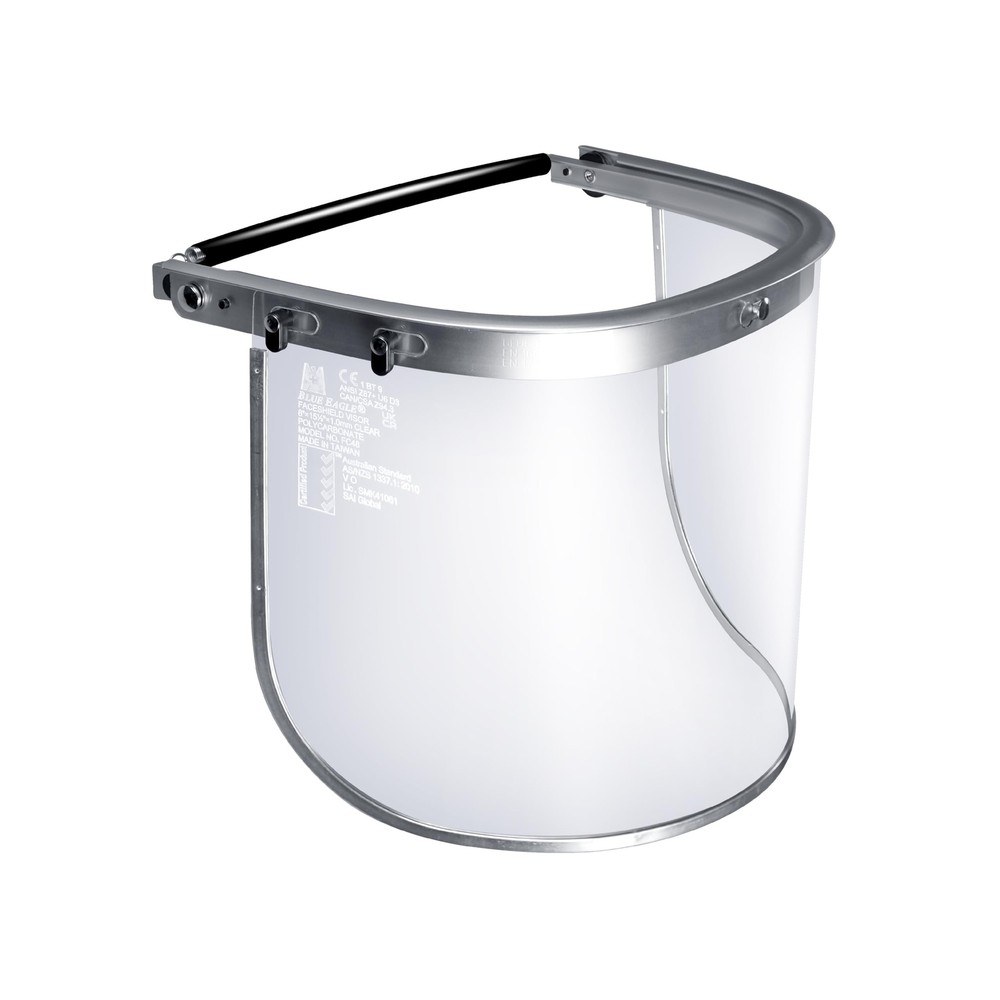 Blue Eagle Aluminum Face Shield Adapter for Cap-Style Hard Hat | Visor Bracke...