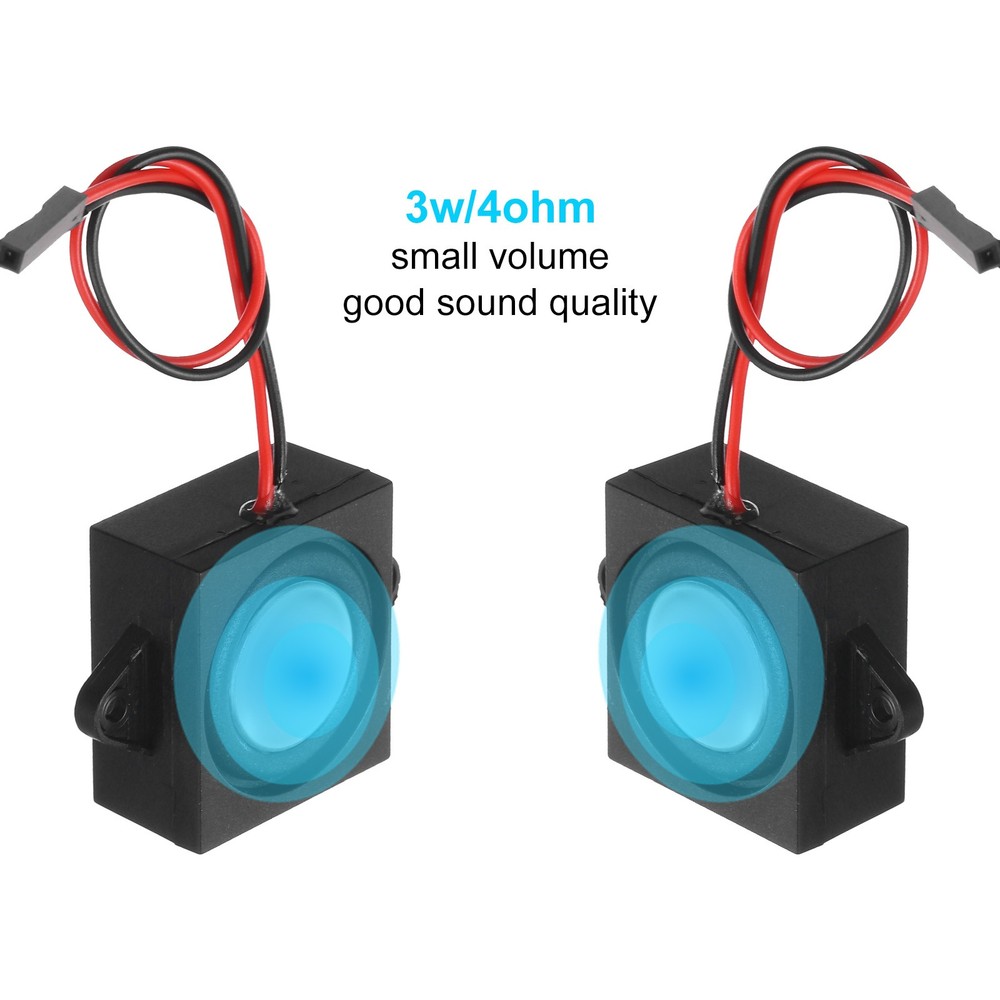 4Pcs 3 Watt 4 Ohm Single Mini Speaker Portable Separating Interface