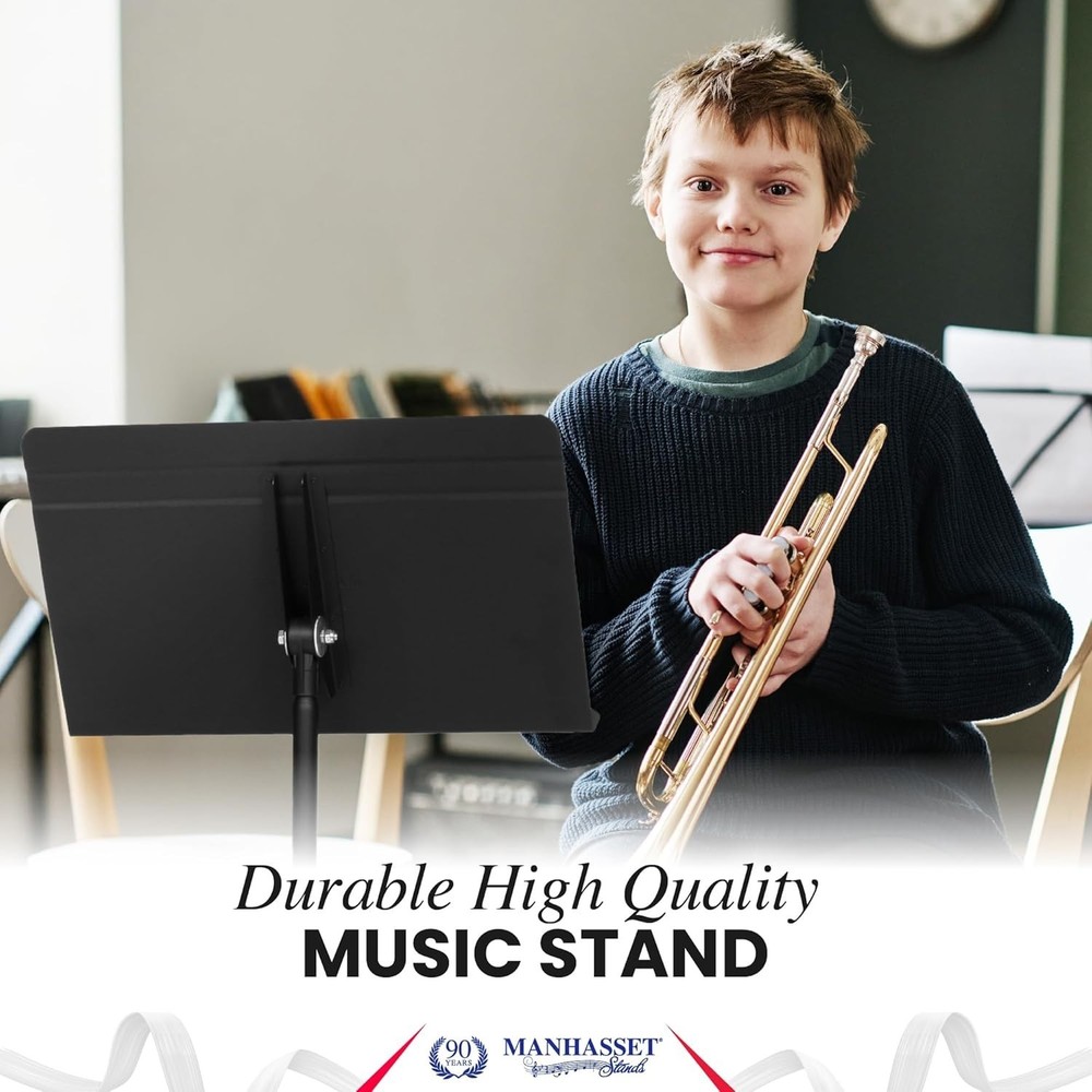 Stable Steel Base Music Stand - Lightweight & Durable