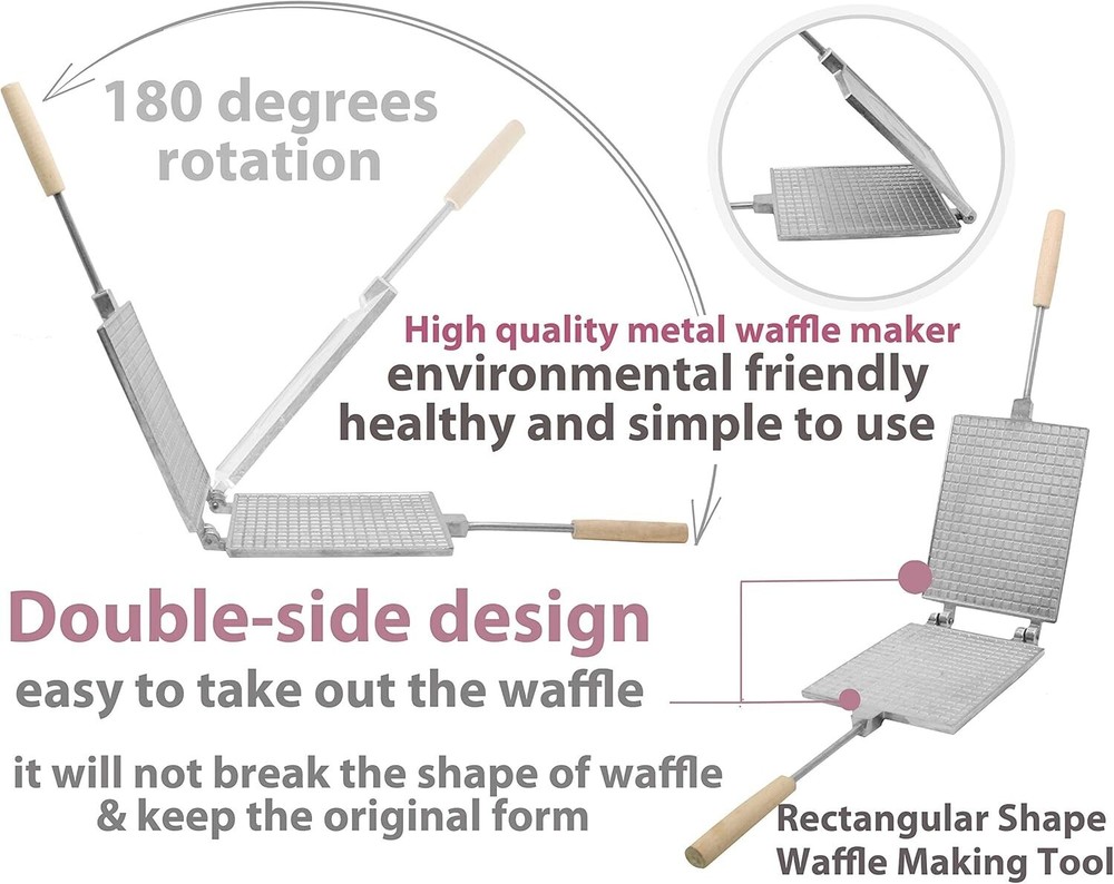 Waffle Maker Rectangular Shape Waffle Cone Maker