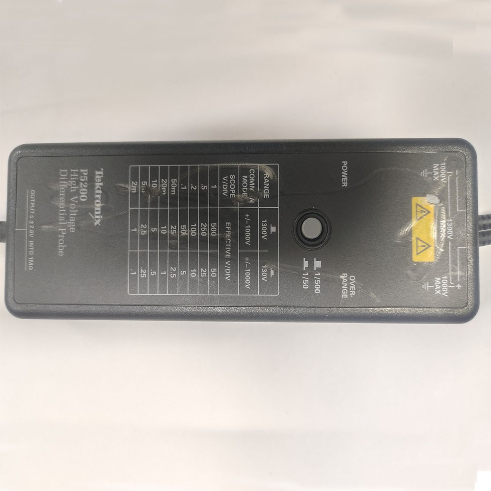 100% TEST Tektronix P5200 High Voltage HV Differential Probe