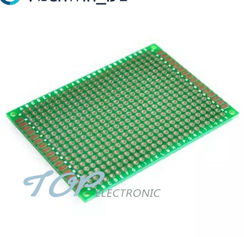 Double Side Prototype PCB Tinned Universal Breadboard 5x7 cm 50mmx70mm FR4