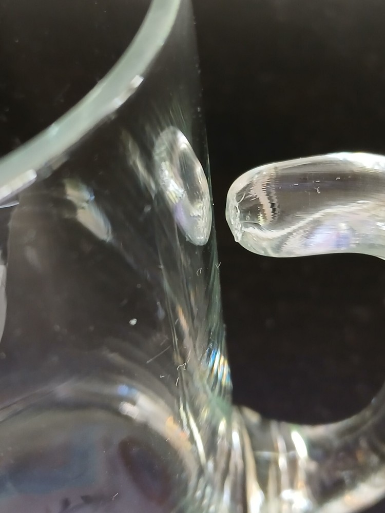 Clear Glass Pitcher 5.75" Tall