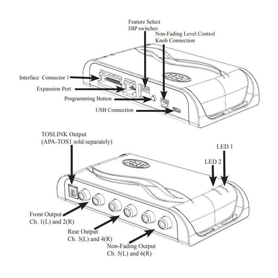 PAC AP4-FD31 Amplifier Integration Interface for 2018-2024 Ford w/B&O Amplifiers