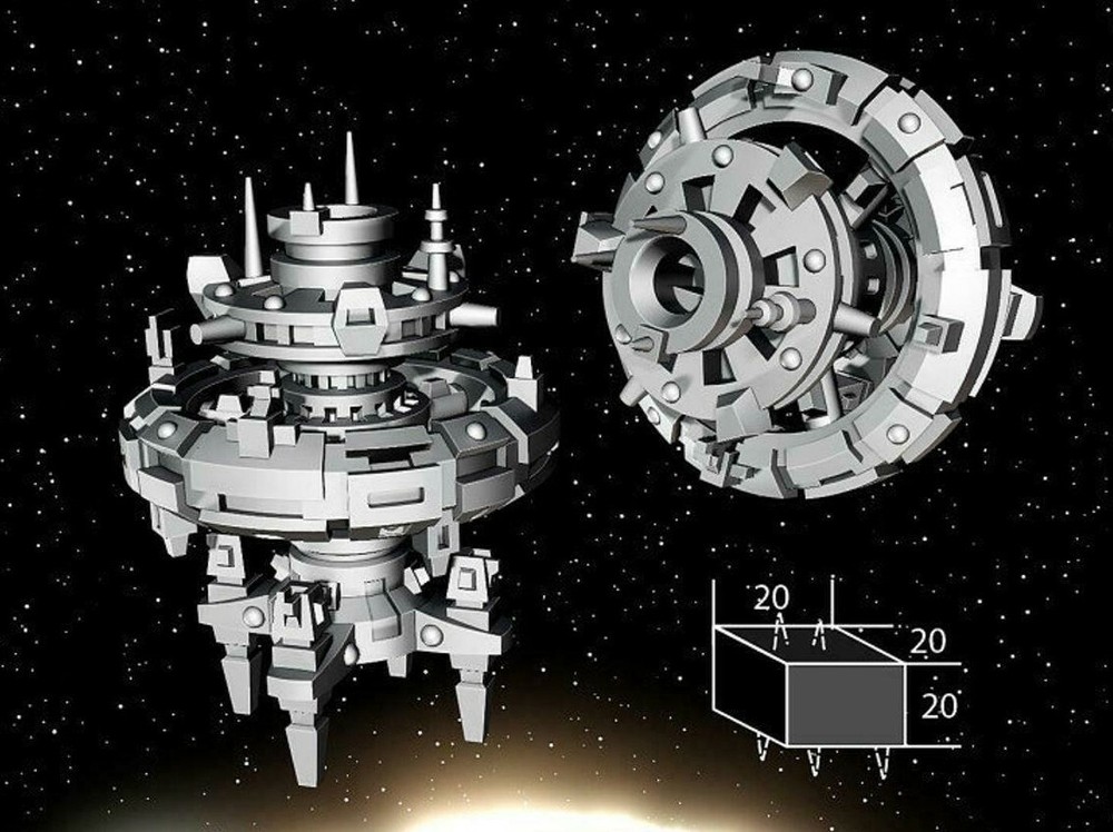 Human Space Dock - Twilight Imperium | Fleetscale | Starfinder | Billion Suns