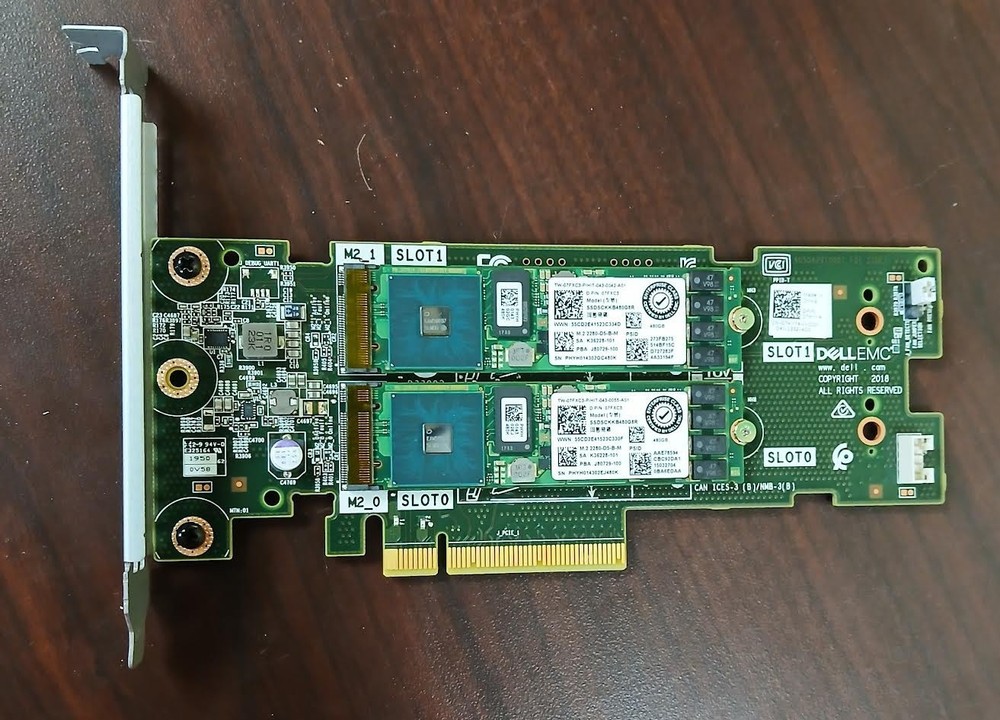 Dell EMC Storage Boot Optimized Storage Solution (BOSS)  controller card