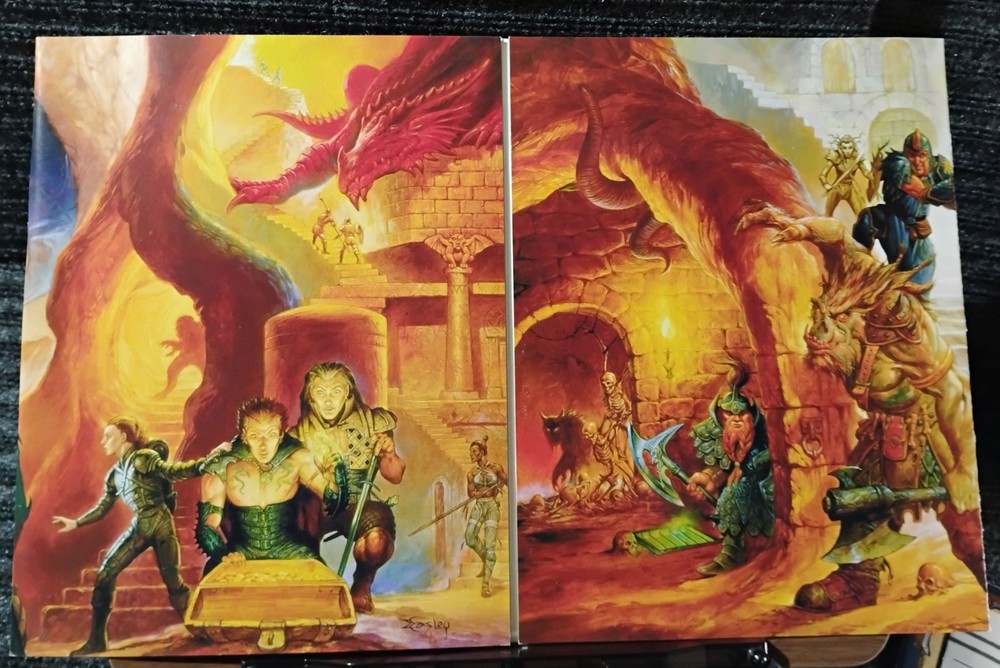 Dungeon Master’s Screen D&D 3rd Edition 2000 Complete w/ Inserts