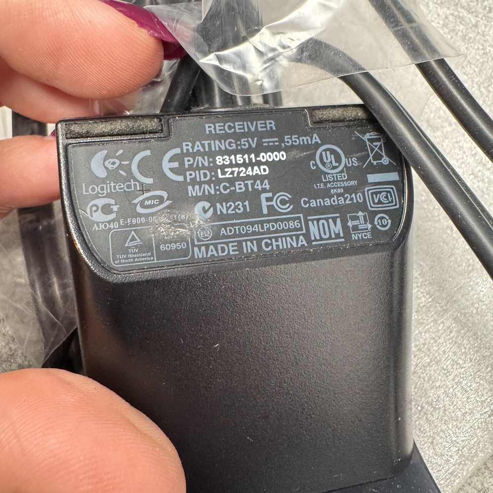 Logitech EX110 Cordless Desktop Wireless Keyboard & Optic Mouse Open Box