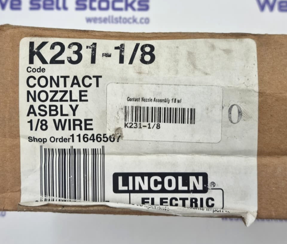 LINCOLN ELECTRIC K231-1/8 Contact Nozzle Assembly M-8256