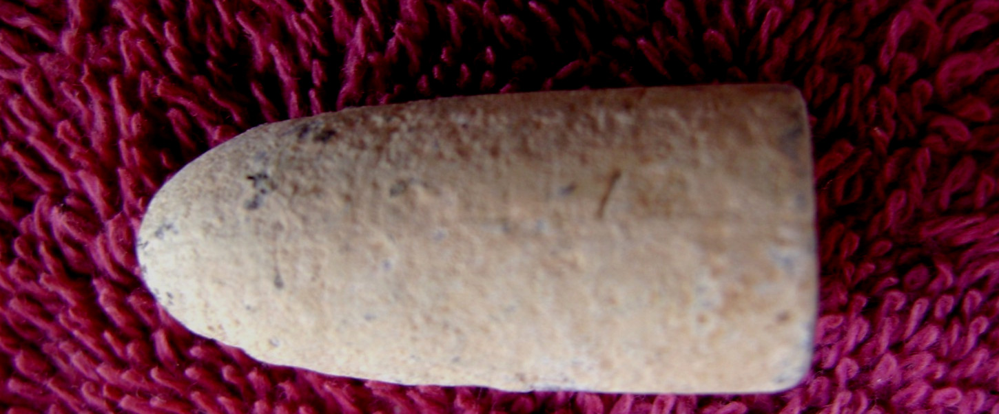 EXCAVATED & DROPPED CONFEDERATE .52 CALIBER GREENE BULLET (SHILOH)