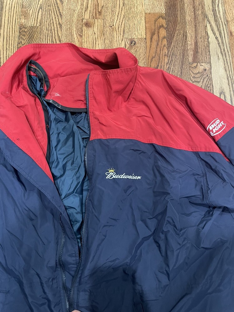 3XL Budweiser Outer Shell Jacket Distributor Coat Bud Light NLHB