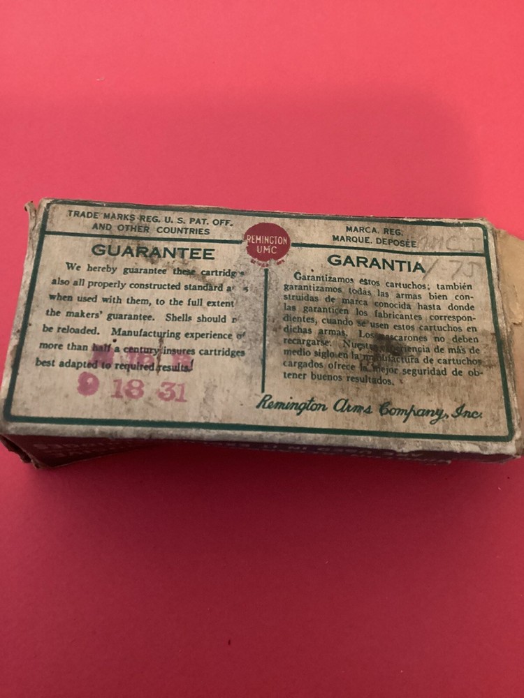 EMPTY Ammo Box REMINGTON KLEANBORE 45 Colt