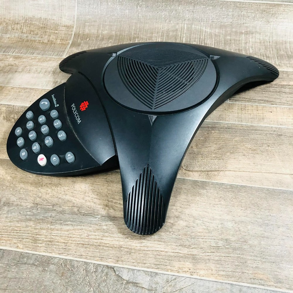 Polycom Soundstation 2 Basic Non Expandable Conference Phone Wall Plug Carry Bag