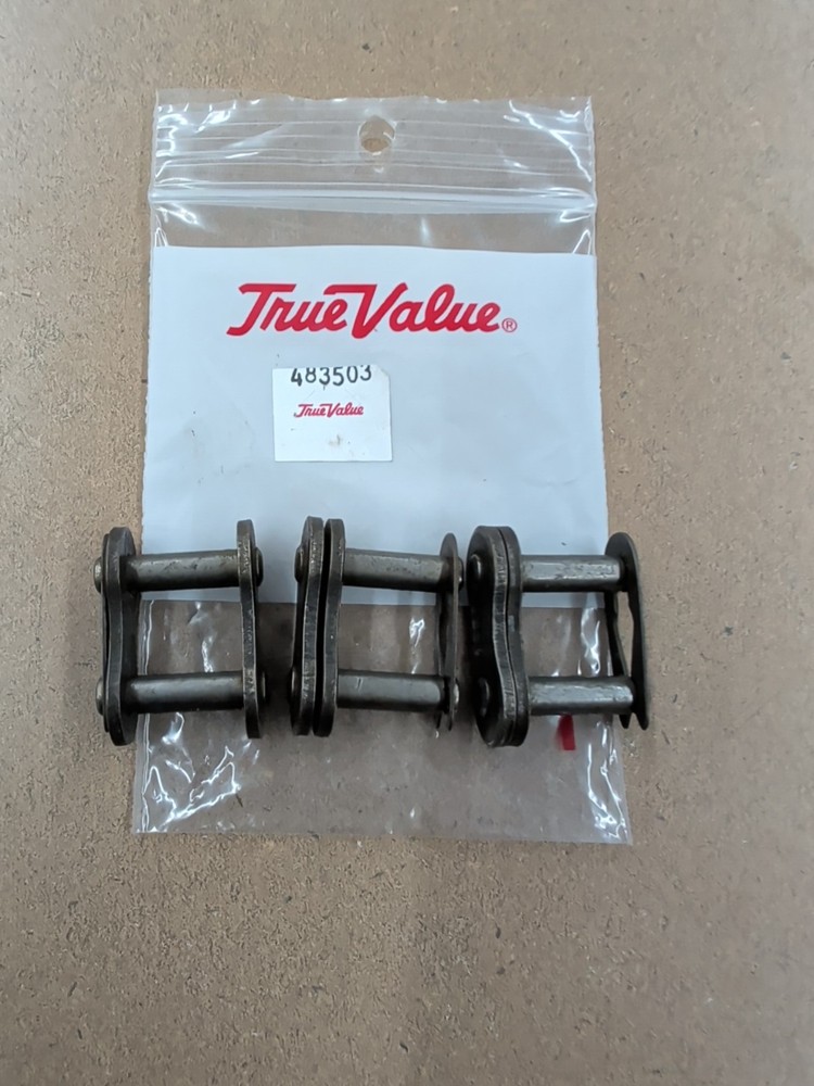 ANSI #60 CONNECTING LINK - 3 PACK - REPLACEMENT ROLLER CHAIN LINKS - 60