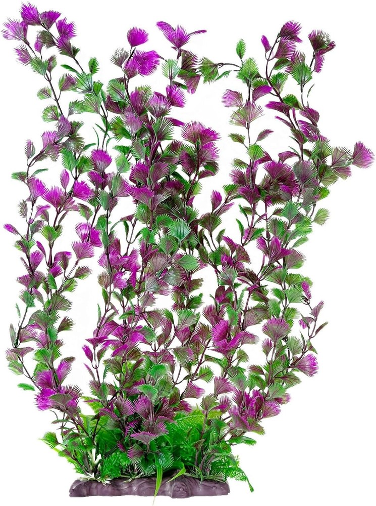 Hamiledyi Aquarium Plastic Plants Decor Artificial Fish Tank B