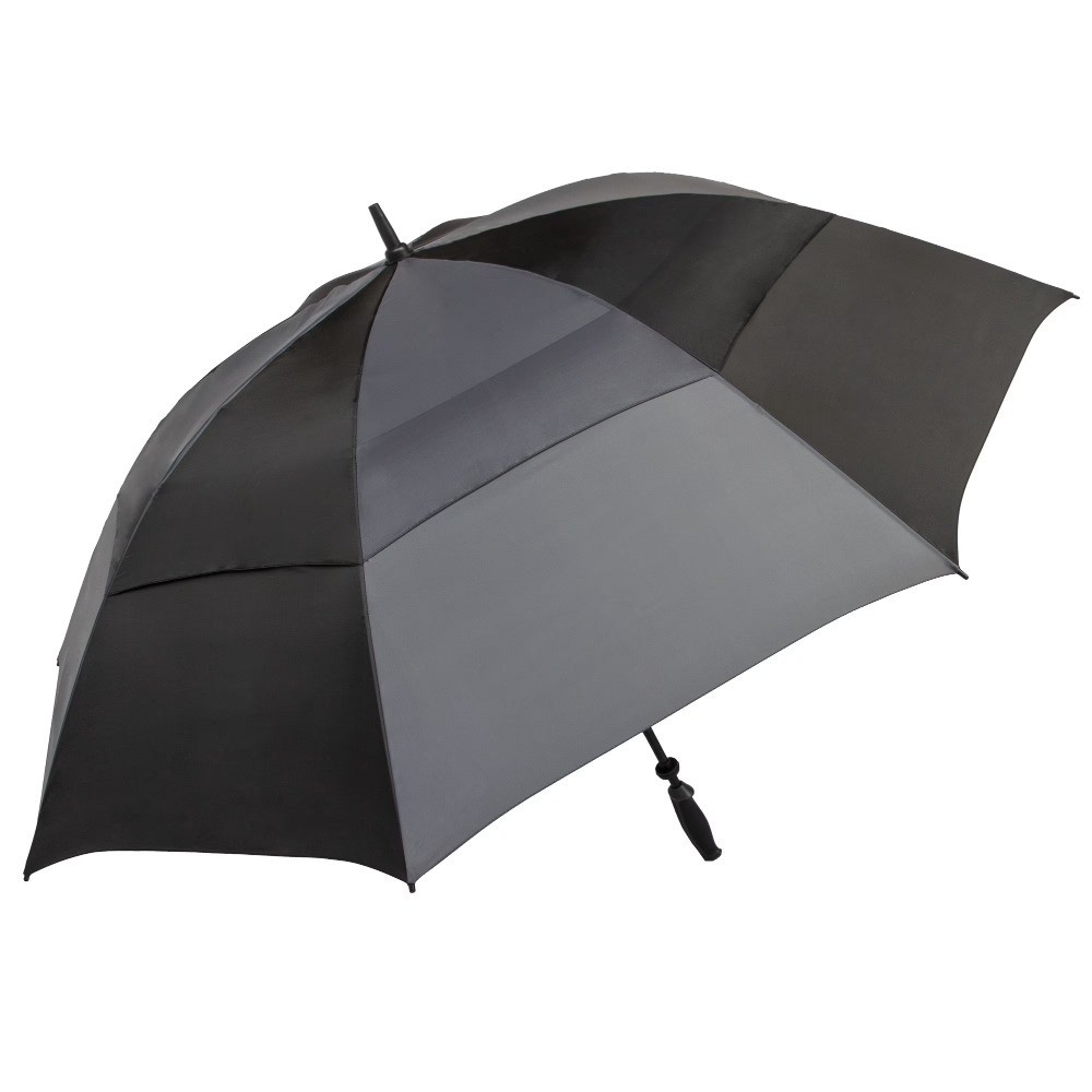 62 Inch Large Golf Umbrella Windproof with Vent Double Canopy Automatic Open