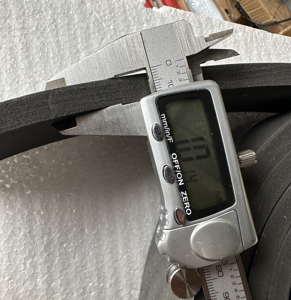 10ft Foam Strips with Adhesive, 2” X 3/8” Thick, Neoprene Weather Stripping Foam