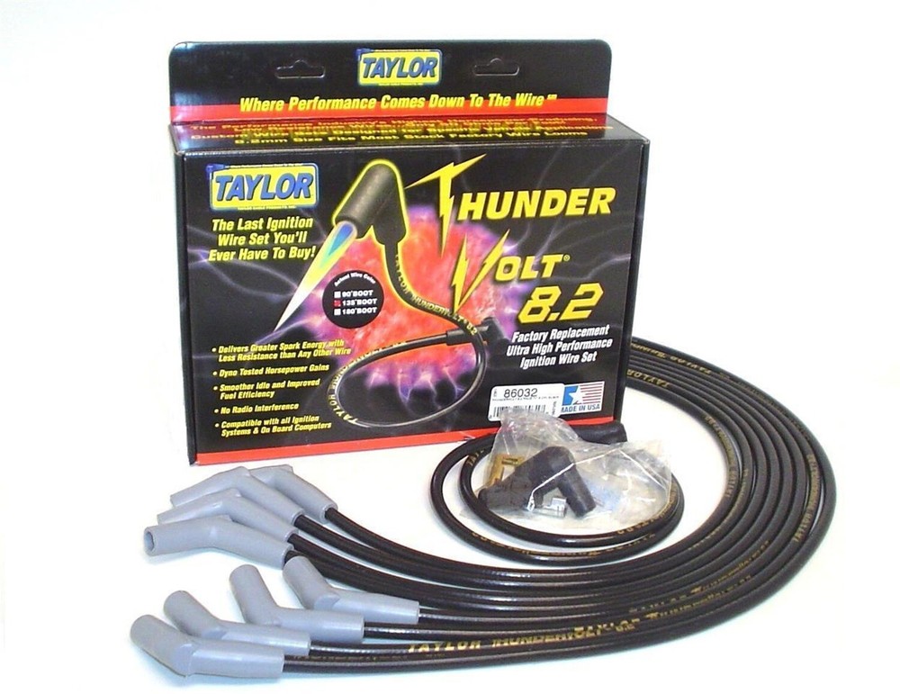 Taylor Cable 86032 ThunderVolt 8.2mm Ignition Wire Set