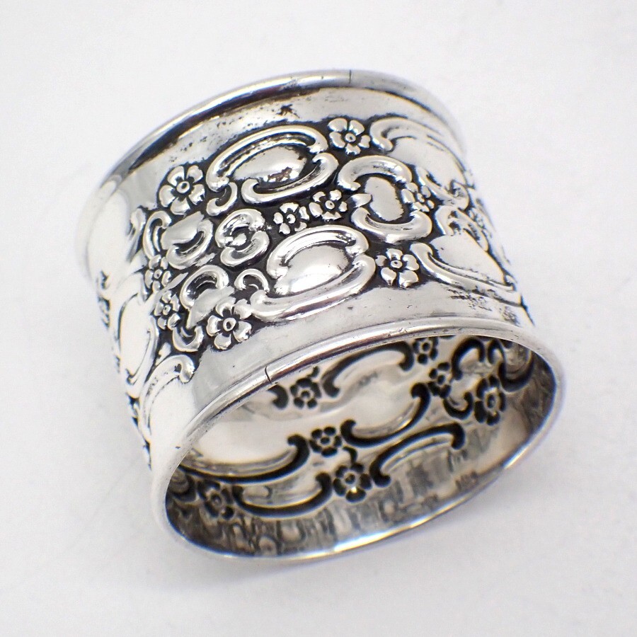 Tiffany Napkin Ring Sterling Silver Mono EUT