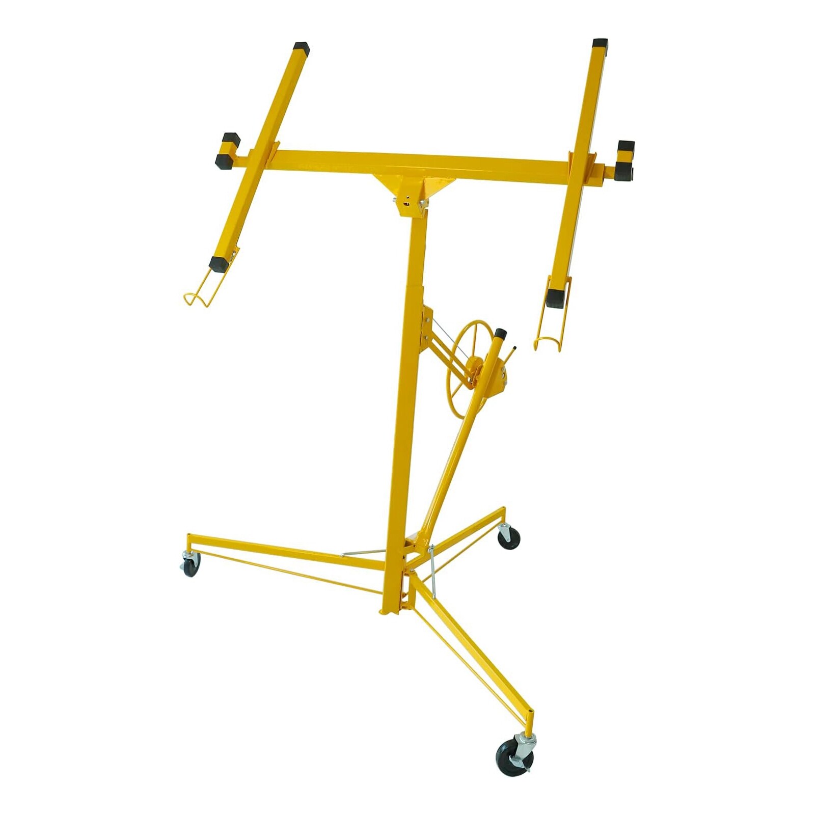 11FT Drywall Lift Hoist Sheetrock Panel Plasterboard Jack Lifter Load 150lbs