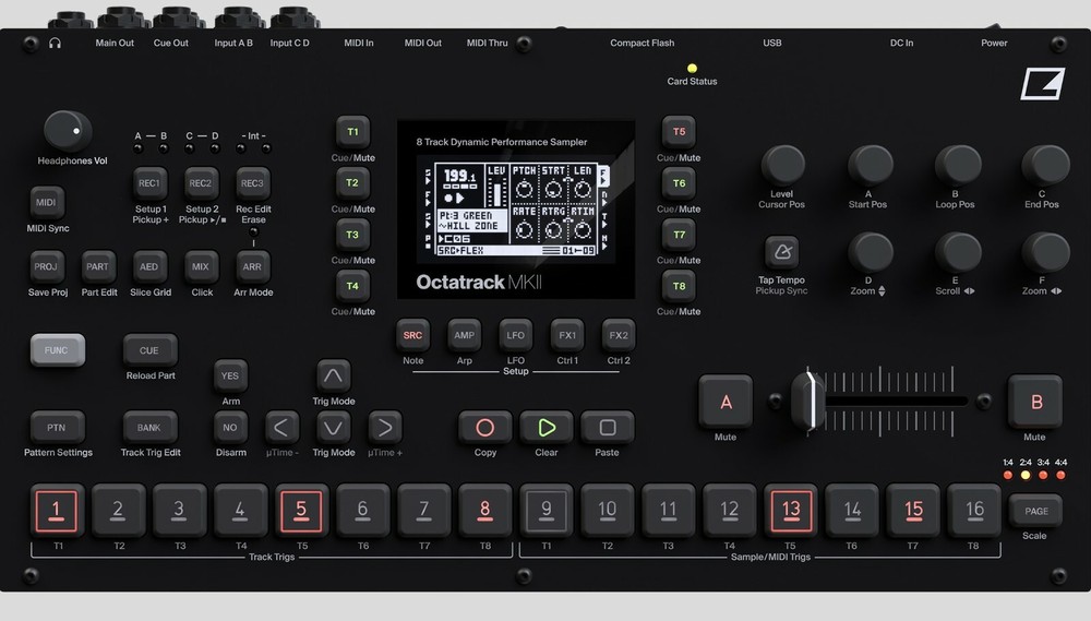 Elektron Octatrack MKII Digital Performance Sampler Black ,new //ARMENS//