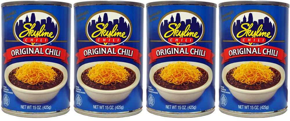 Skyline Chili 15oz Cans - 4 Pack - Free Shipping!