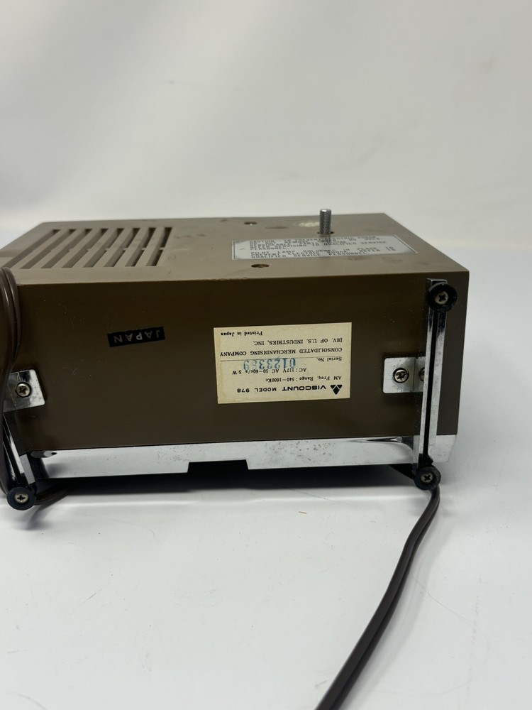 viscount model 978 Desk Clock