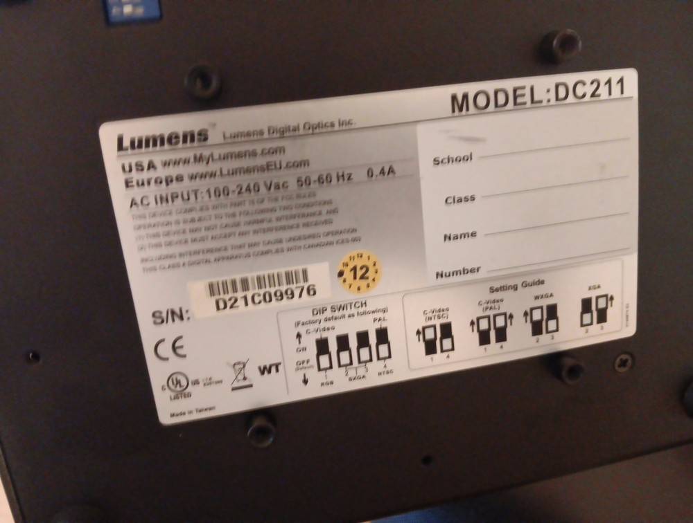 Lumens Document Camera