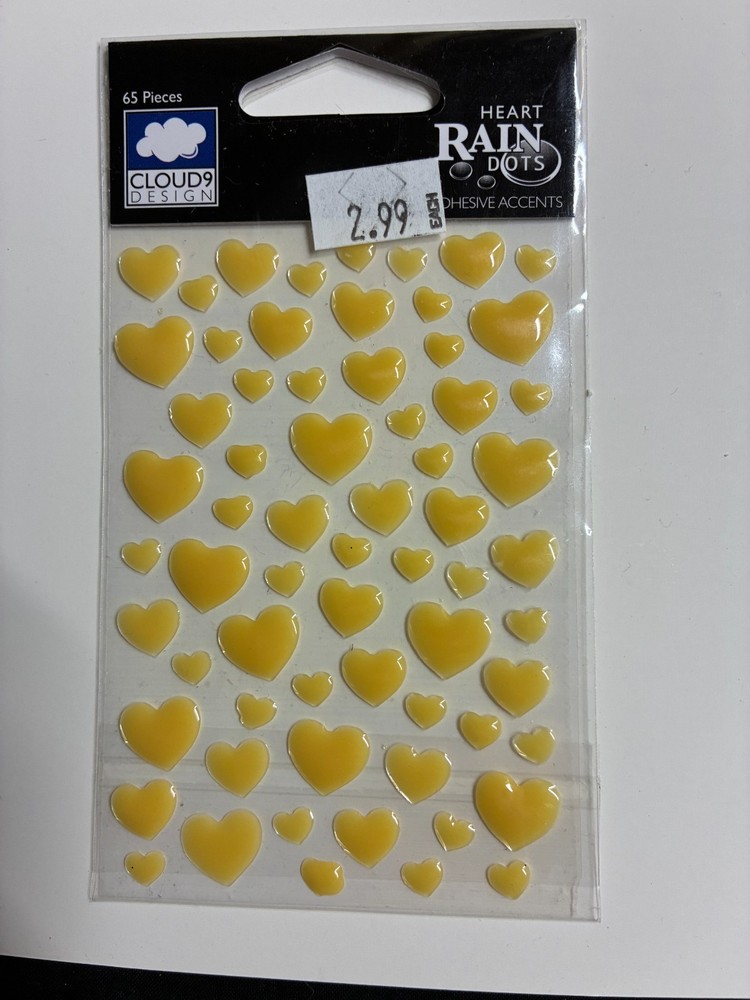 CLOUD 9 DESIGNS "RAIN" HEARTS