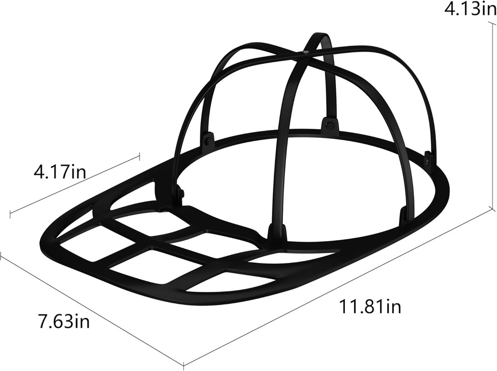 Baseball Cap Washer Cage Sturdy Frame Laundry Protector 1-Pack