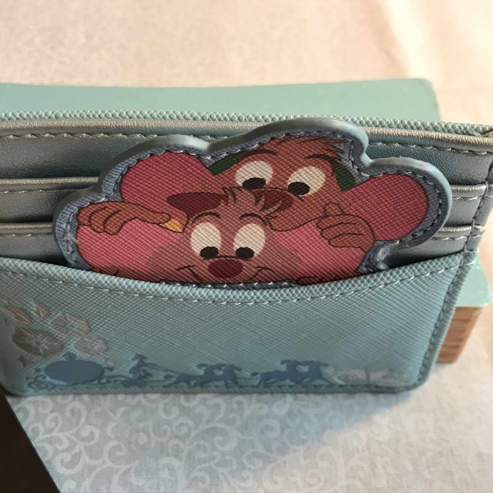 Disney Loungefly Cinderella Gus & Jaq Card Holder New With Tag HTF RARE CUTE