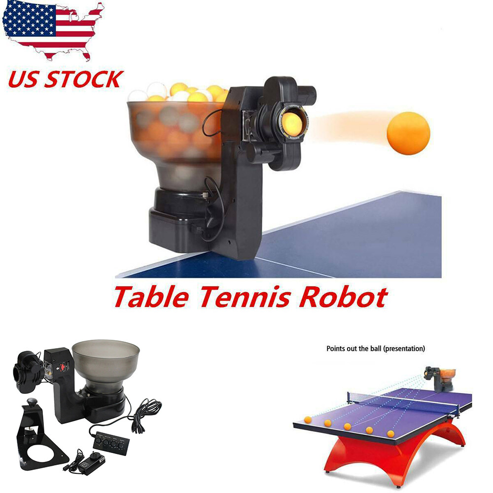 HP-07 Automatic Table Tennis Robot Ping Pong Ball Training Machine Ball Launcher