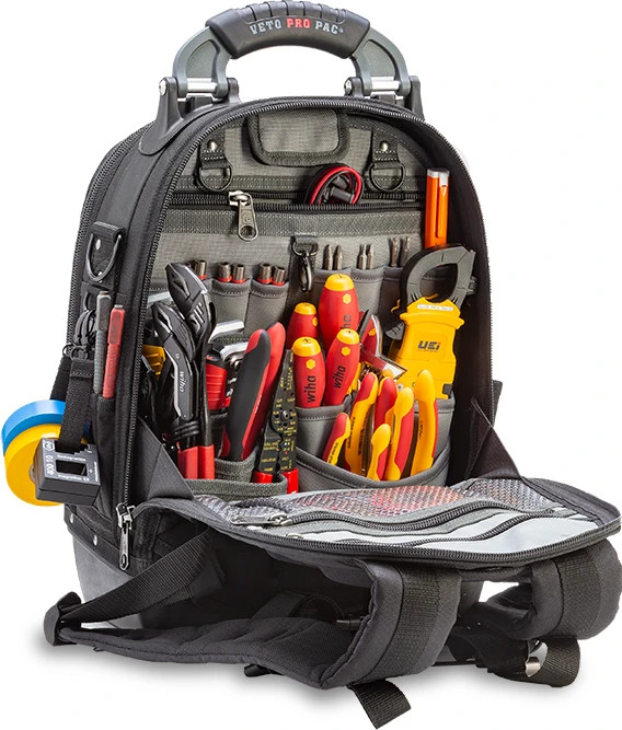 Veto Pro Pac TECH PAC Blackout Large Customizable Backpack