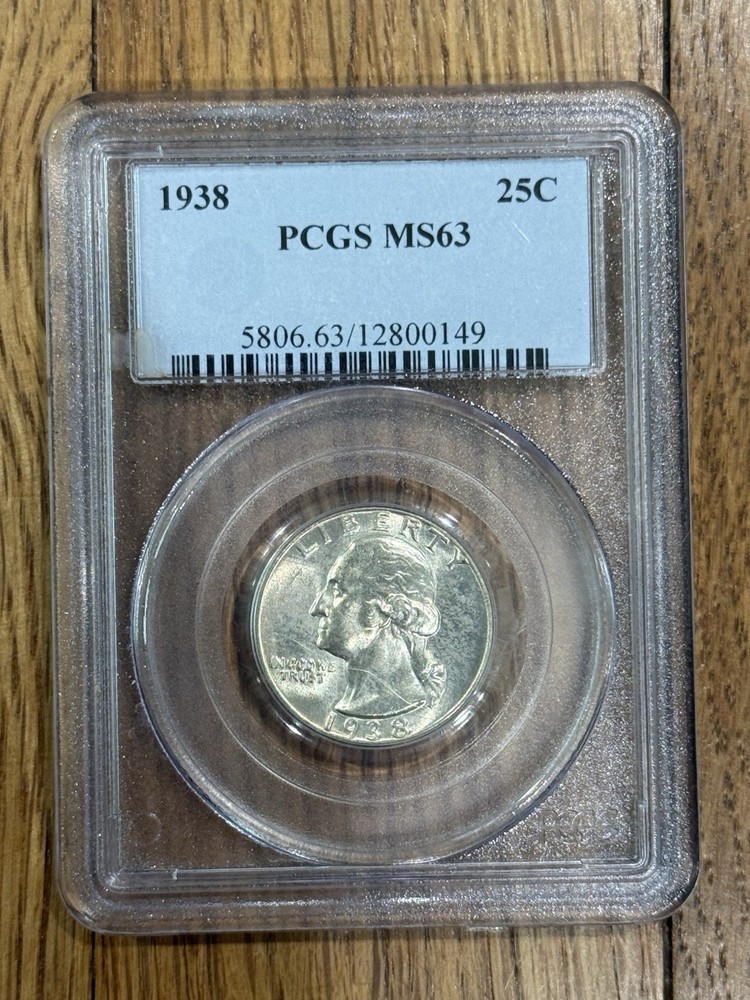 1938-P PCGS MS63 Washington Quarter