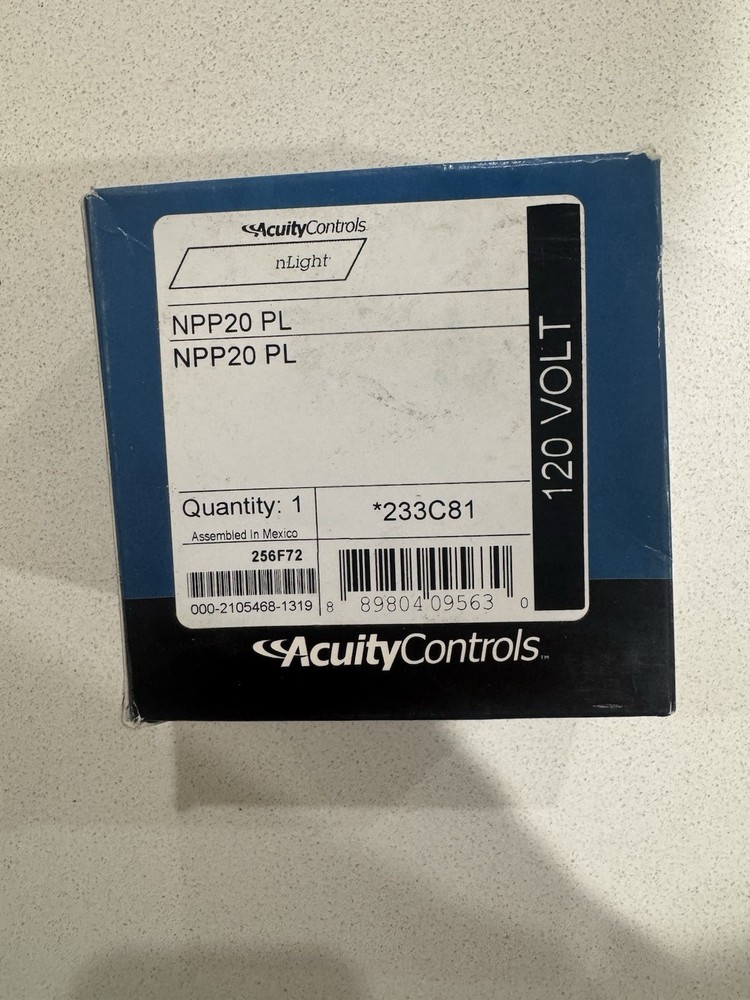 NEW ACUITY nLIGHT NPP20 PL Plug Load Control Power Pack *233C81