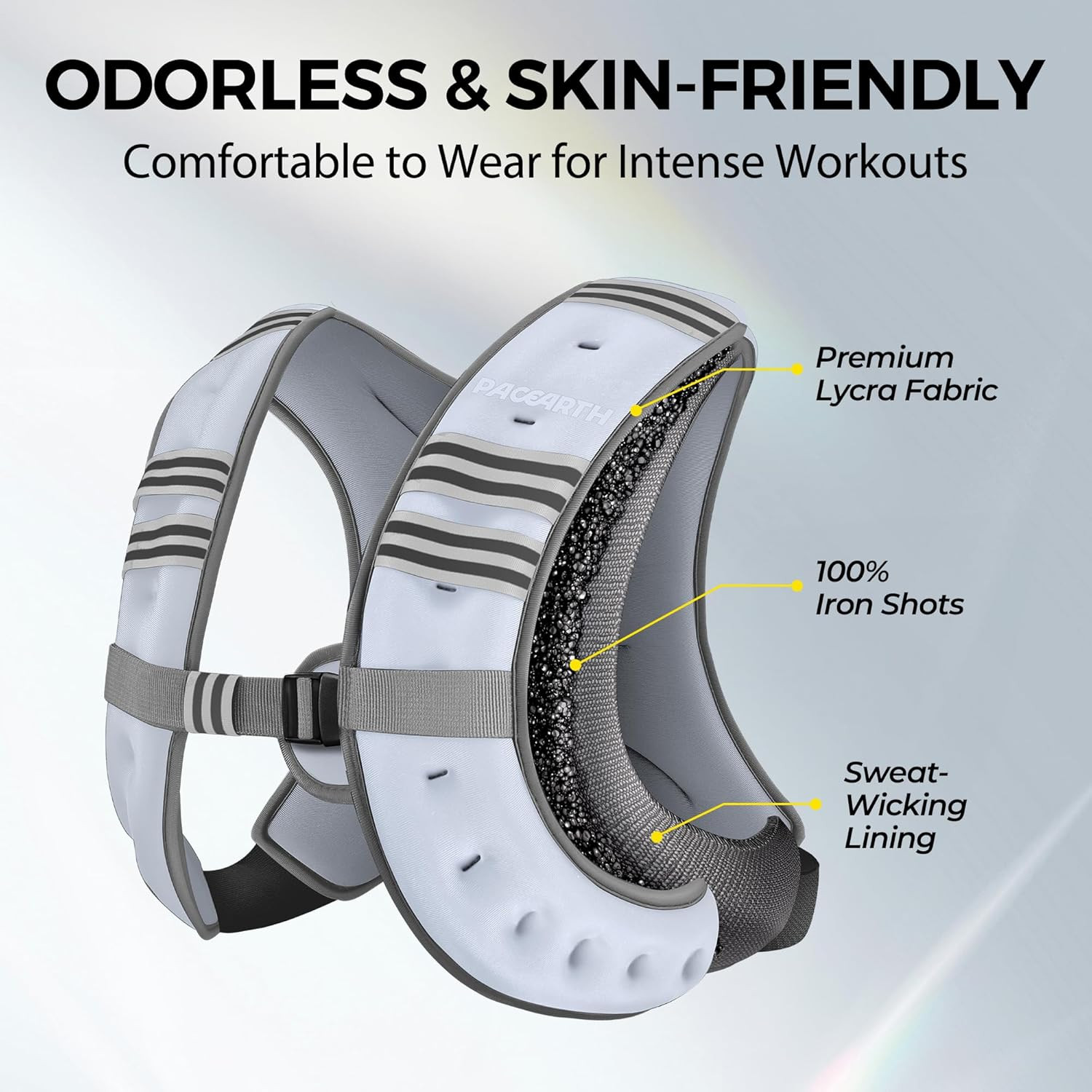 Weighted Vest,6Lb/8Lb/10Lb/12Lb/16Lb/20Lb/25Lb/30Lb Weight Vest with Reflective