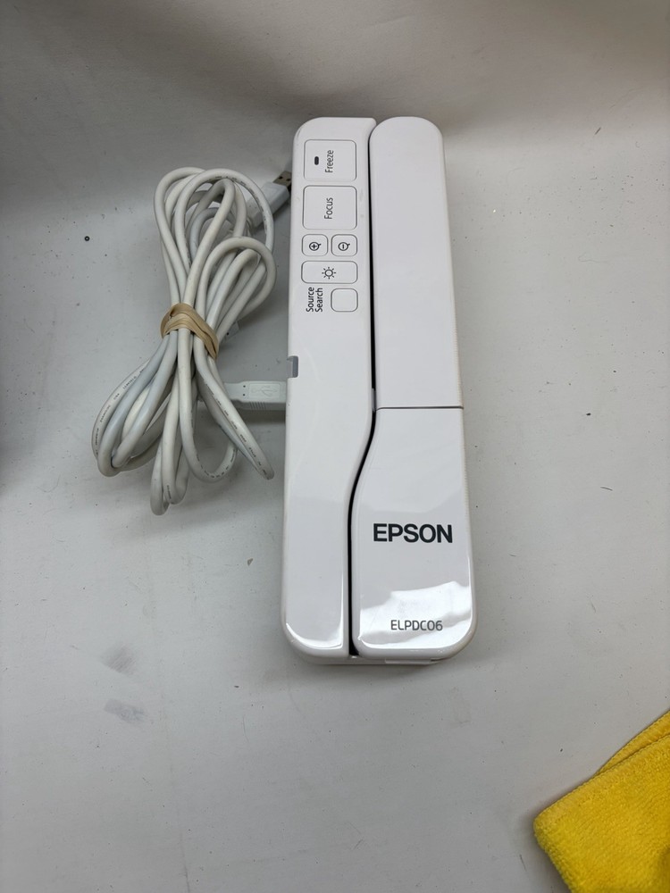 Epson ELPDC06 4x Digital Zoom Portable Compact Document Camera w/USB Cable Case