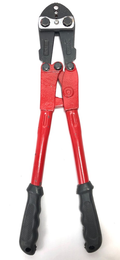Bolt Cutter Forged Adjustable 18 inch Black/ Red