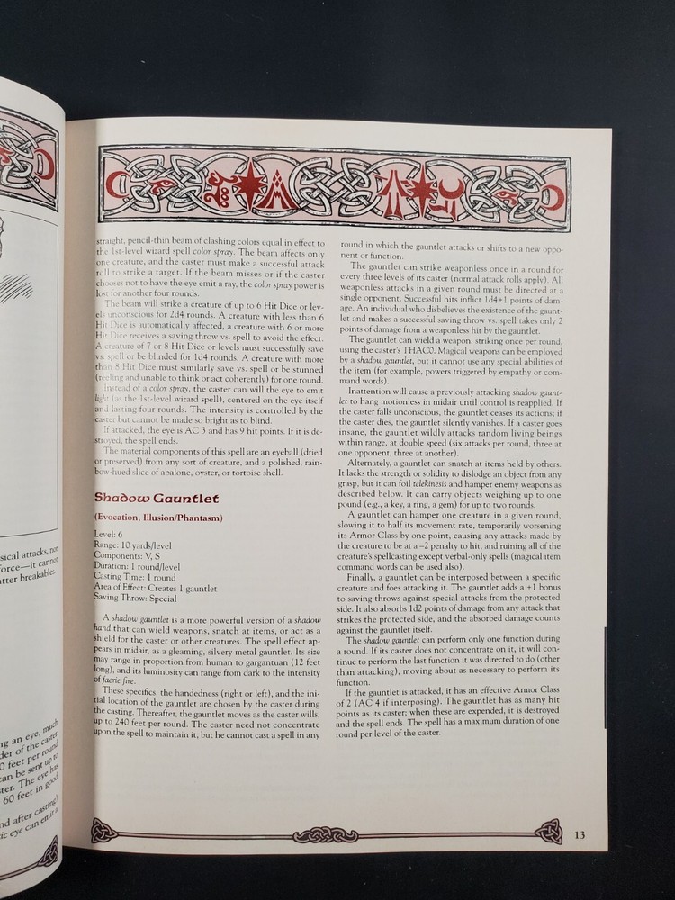 Advanced Dungeons & Dragons Pages from the Mages Forgotten Realms