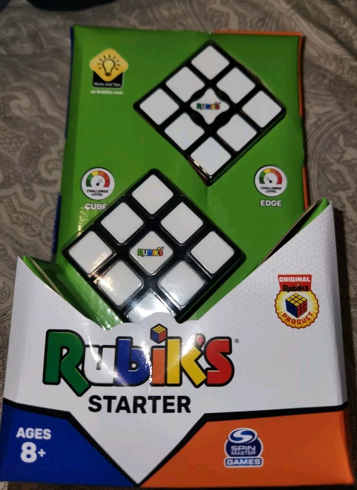 Rubik’s Cube Starter Pack For Beginners Includes Original 3x3 Cube & Edge 3x3x1