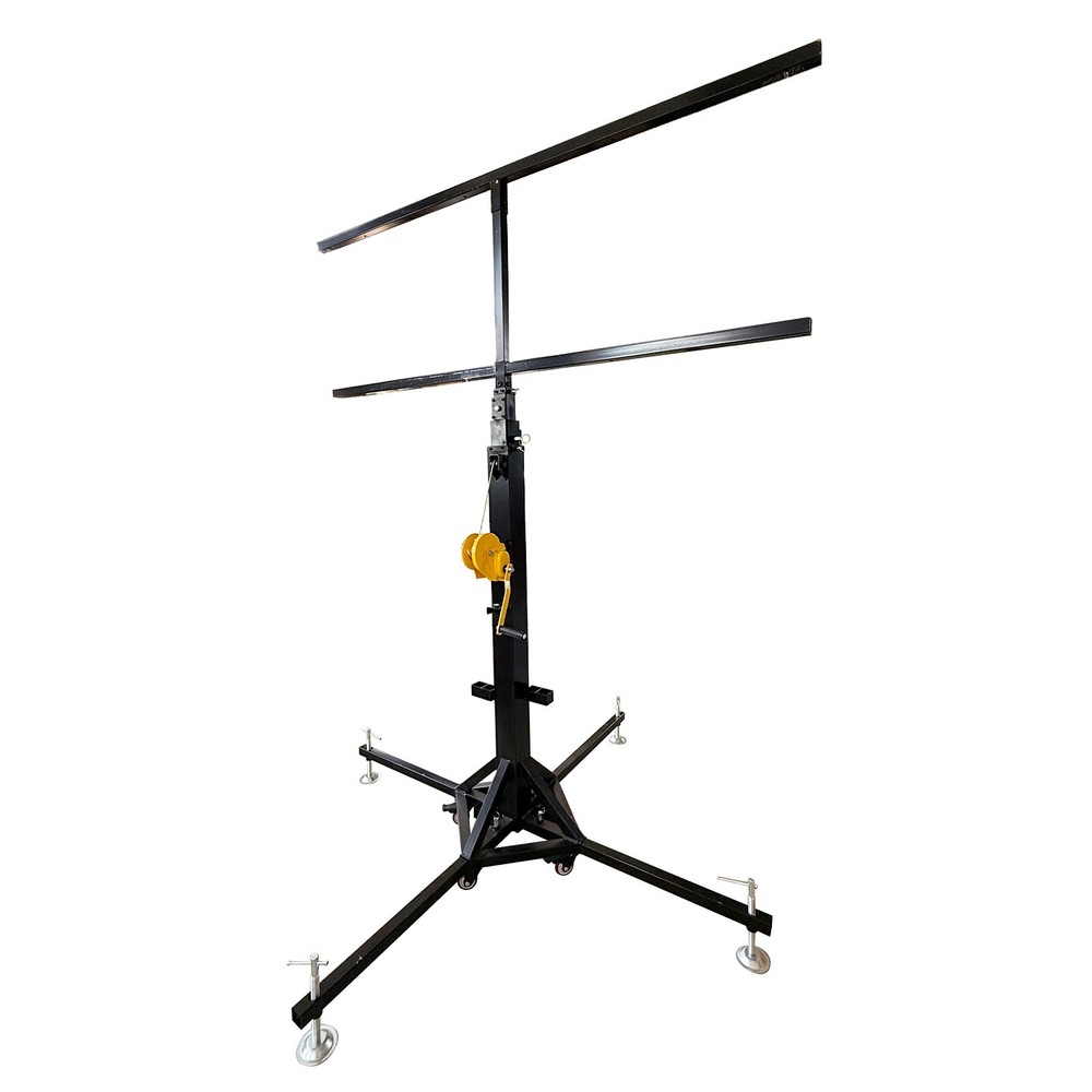 2Pcs 16 Positions Double-Layer 5.9-13Ft Stage Lighting Bracket Stage Light Stand