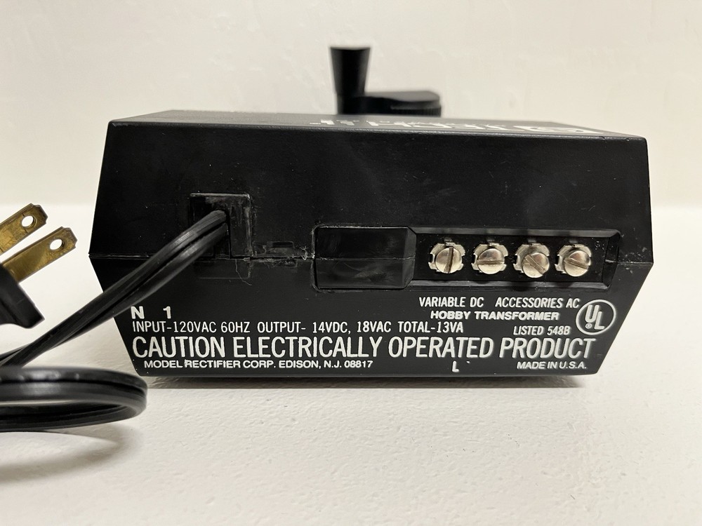 MRC Tech II Rail Power 1400 Model Train Transformer - Clean Tested Condition