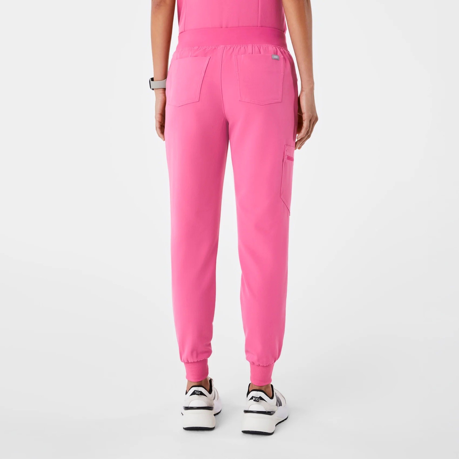 FIGS Catarina Scrub Top Zamora Joggers Set Small F*ing Pink 🎀 FREE SHIP