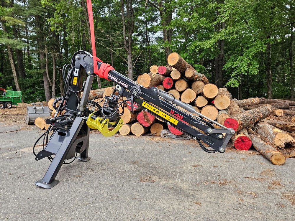 Palms Grapple Loader 2.42-Forestry Trailer Grapple crane