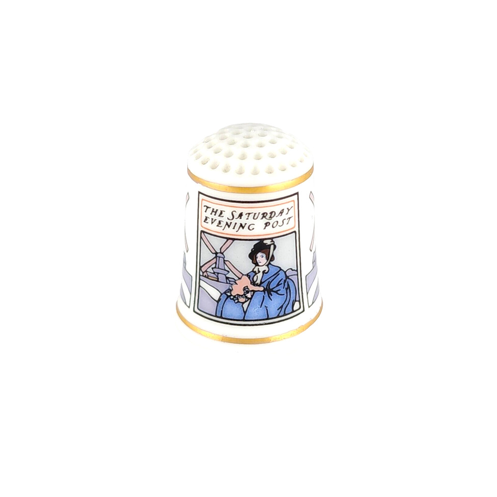 Thimble The Saturday Evening Post Fine Porcelain