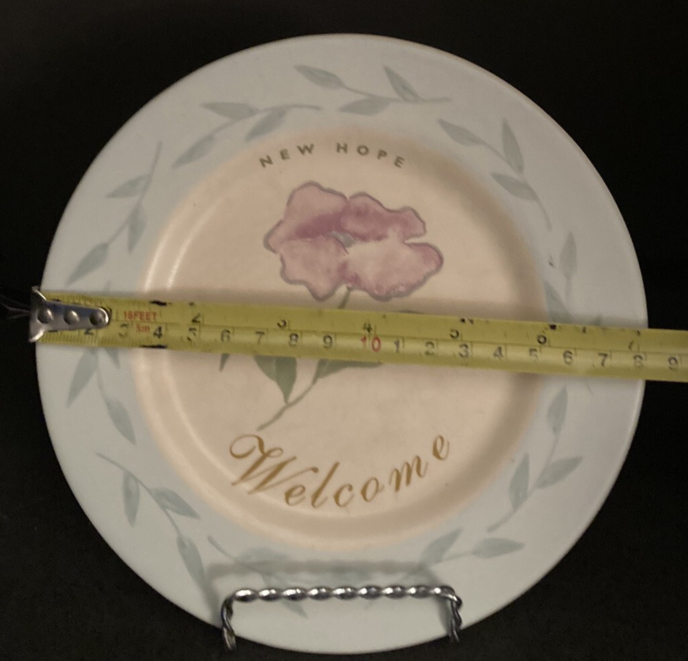 A New Hope Handpainted Stoneware Plate. (14)