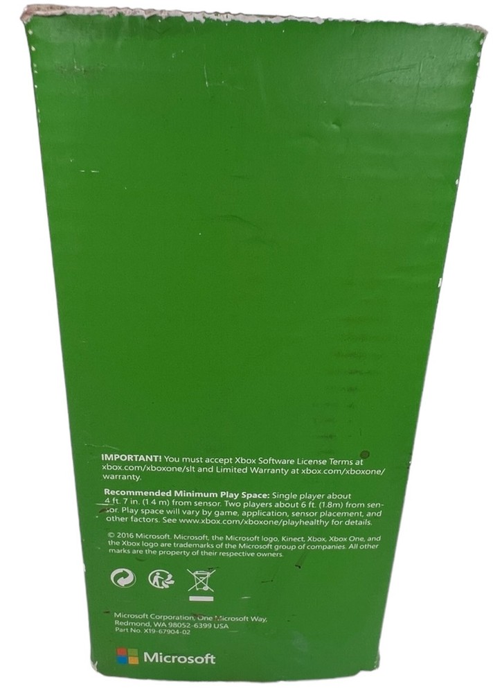 Xbox One Kinect Sensor By Microsoft With Box And Instructions Preowned Untested