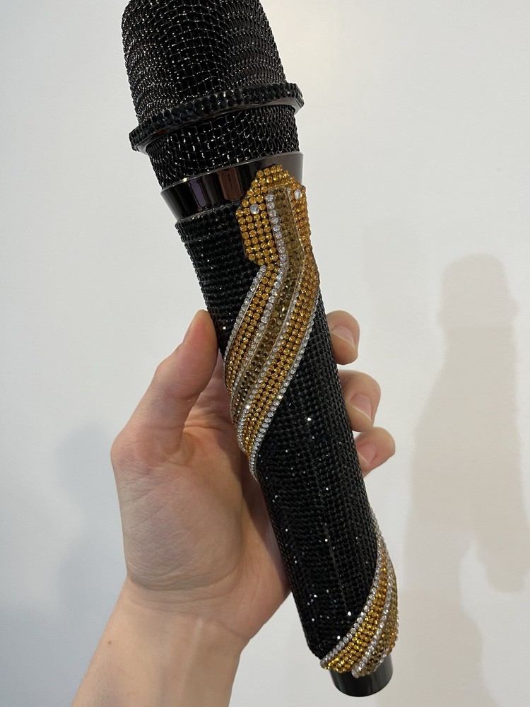 Rhinestone Snake Wireless Karaoke Microphone + Receiver System - Rechargeable