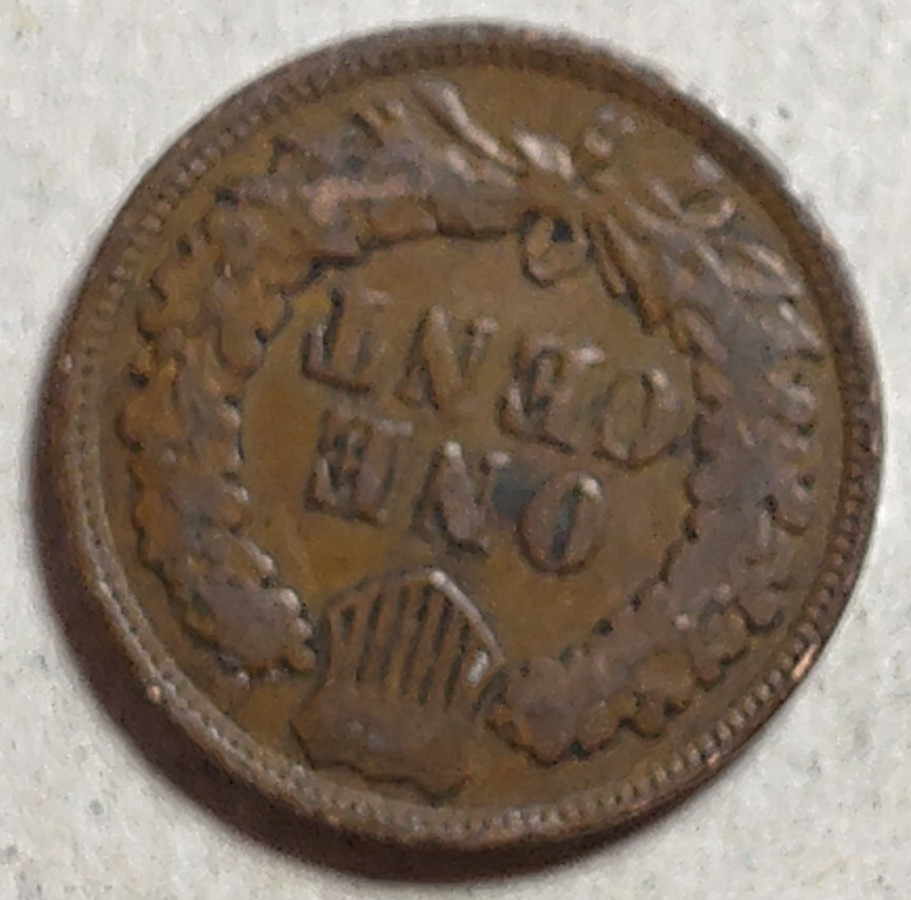 1904 Indian Head Cent / Coin #I042